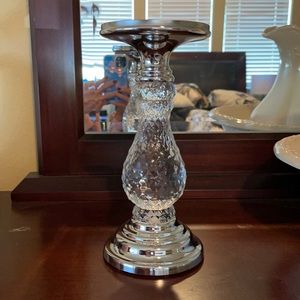 Bath and Body Works Silver Glitter Pedestal